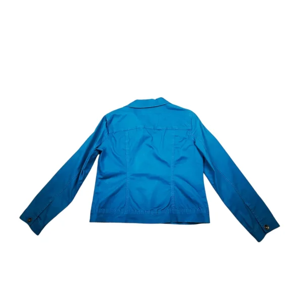 Blue Button-Up Jacket - Picture 5 of 12